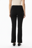 Ekol Slit Hem Pants with Chain Belt