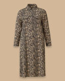 Plus size patterned dress with pocket details Gala-Xi