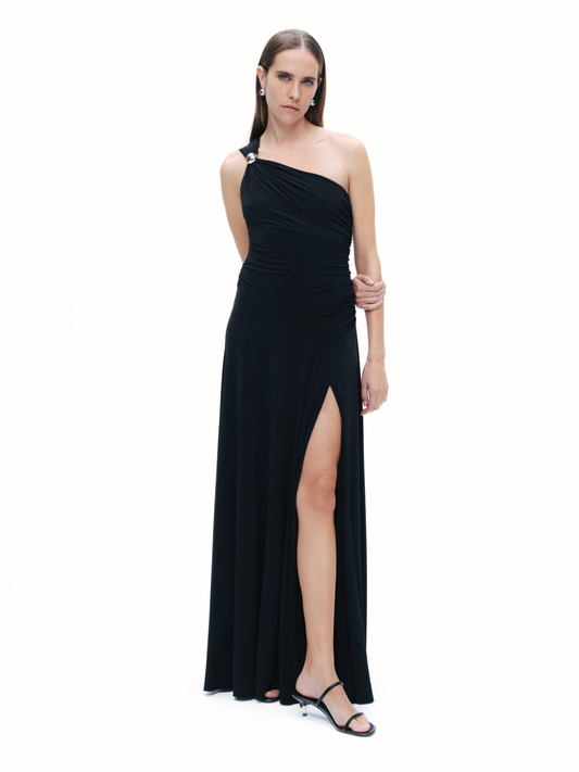 One Shoulder Maxi Dress Nocturne