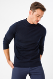Men's Basic Half Turtleneck Thin Knit Sweater Pattern