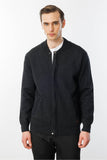 Men's Mandarin Collar Steel Knit Wool Jacket Pattern