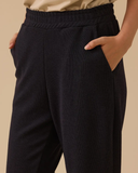 Elastic waist ankle length sweatpants Scl