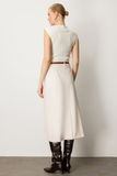 Waist-Ribbed Midi Skirt Ekol