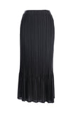 Ekol Pleated Midi Skirt - Minimalist & Chic Everyday Style