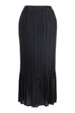 Ekol Pileli Midi Etek - Minimalist & Şık Günlük Stil