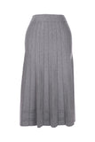 On Midi Pleated Knit Skirt - Minimalist Style
