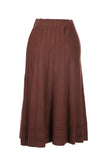 On Midi Pleated Knit Skirt - Minimalist Style
