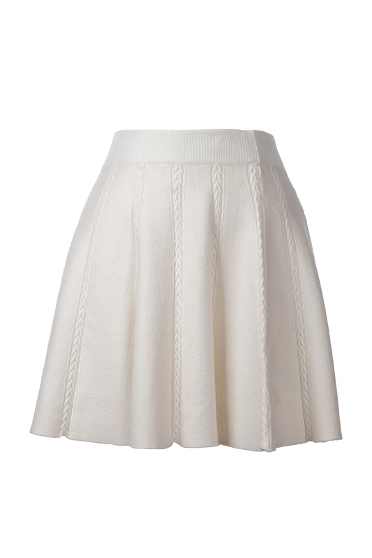 Ten Self-Patterned Mini Knit Skirts