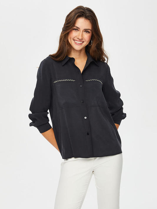 Faik Sönmez Kadın Gömlek 25YUS25GML040