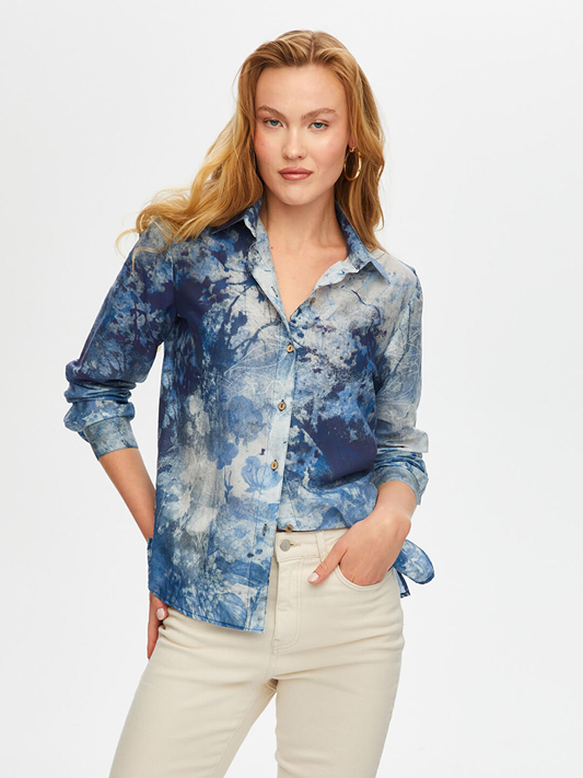 Faik Sönmez Women's Shirt 25YUS25GML057