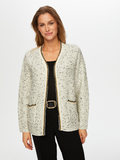 Faik Sönmez Women's Glittery Knitted Jacket Cardigan UW26TRH006