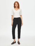 Faik Sönmez Minimalist Yüksek Bel 7/8 Kadın Pantolon - Modern Kesim