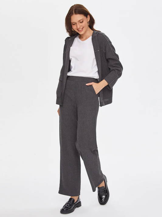 Faik Sönmez Kadın Yüksek Bel Regular Fit Pantolon - Minimalist Tarz