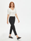 Faik Sönmez Minimalist Yüksek Bel 7/8 Kadın Pantolon - Modern Kesim