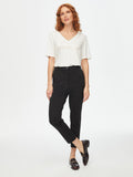 Faik Sönmez Minimalist Yüksek Bel 7/8 Kadın Pantolon - Modern Kesim