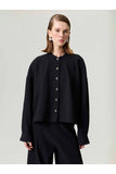 Nocturne Jacket with Ribbed Detail