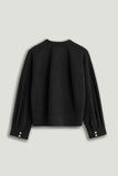 Nocturne Jacket with Ribbed Detail