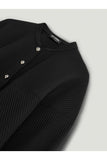 Nocturne Jacket with Ribbed Detail