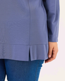 Gala-xi Kadın Büyük Beden Yuvarlak Yaka Basic Tunik 10002421214004