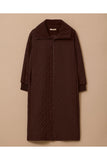 Gala-xi Oversize Hooded Midi Trench Coat - Winter - Casual