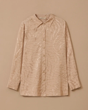 Gala-xi Oversize Long Sleeve Minimalist Women's Shirt - Casual