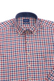 Giant Men's Long-Sleeve Plaid Shirt - Minimalist Casual Style