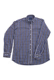 Giant Men's Long-Sleeve Plaid Shirt - Modern Fit Casual Business Shirt