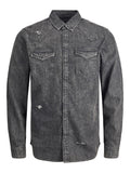 Jack&Jones Erkek Uzun Kol Denim Gömlek - Vintage Streetwear