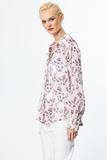 On Minimalist Floral Pattern Women's Shirt - Long Sleeve - Regular Fit