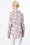 On Minimalist Floral Pattern Women's Shirt - Long Sleeve - Regular Fit
