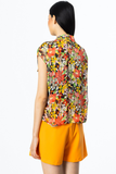 Ten Decorative Flap Pocket Chiffon Blouse