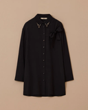 Detailed, stone-embellished shirt Scl