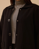 Plus Size Pocketed Basic Knit Cardigan Gala-Xi