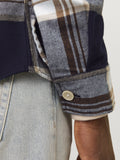 Jack&Jones Kareli Uzun Kol Erkek Gömleği - Günlük Casual