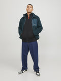Jack&Jones Minimalist Oversize Fermuarlı Erkek Hırka - Günlük Kombinleriniz İçin