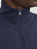 Jack&Jones Minimalist Oversize Fermuarlı Erkek Hırka - Günlük Kombinleriniz İçin