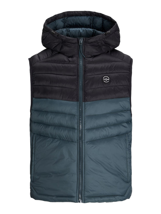 Jack&Jones Kapüşonlu Minimalist Erkek Yelek - Regular Fit