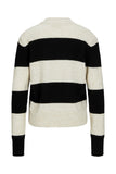 Jack&Jones JJXX Minimalist Çizgili Uzun Kol Crop Kazak - Günlük Şıklık