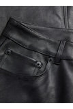 Jack&Jones JJXX Minimalist Maxi Deri Etek Ön Yarığı Detaylı - Günlük & Şık