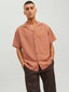 Jack&Jones Oversize Minimalist Kısa Kol Erkek Gömleği
