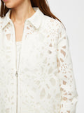 Women's Self-Jacquard Relaxed Fit Unlined Jacket by Faik Sönmez