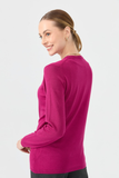 Women's Lycra Long Sleeve Basic Crew Neck Blouse Pattern