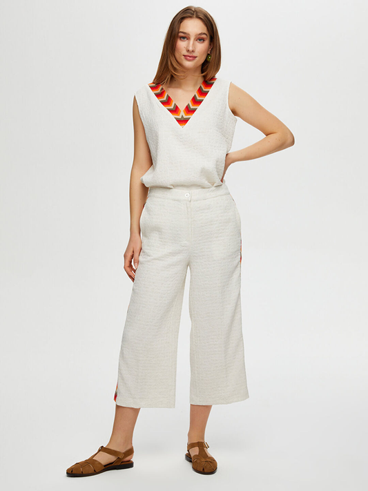 Faik Sönmez Women's Capri Pants 25YUS25CPR005