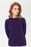 Women's Crew Neck Classic Wool Sweater Pattern