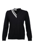 Ten Women's Minimalist V-Neck Long-Sleeve Sweaters - Everyday Chic