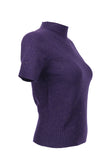 Ten Women's Minimalist Short-Sleeve Turtleneck Sweaters - Chic for Everyday Use