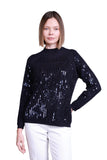 Sempre Minimalist Sequin Women's Sweater - Everyday & Special Occasions