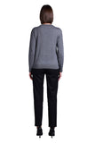 Sempre Minimalist Women's Sweater - Long Sleeve Round Neck - Casual & Office