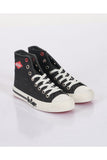 Lee Cooper Kadın Denim Sneaker Ayakkabı - Yüksek Bilekli, Minimalist Streetwear