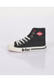Lee Cooper Kadın Denim Sneaker Ayakkabı - Yüksek Bilekli, Minimalist Streetwear